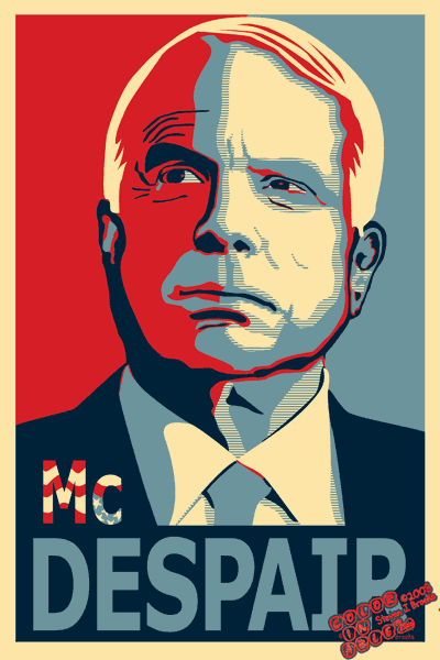 McDespair, the response to the Obama Hope Poster. - Click to see more